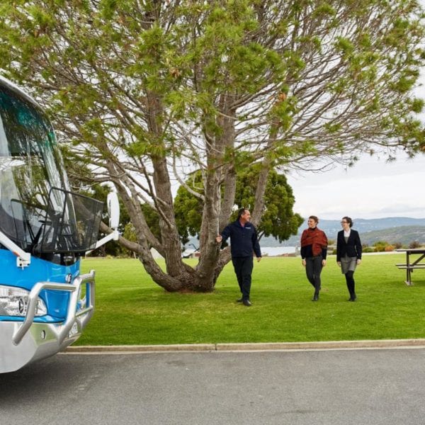 cruise ship on tour with Busy Blue Bus Tours + Charters Albany WA