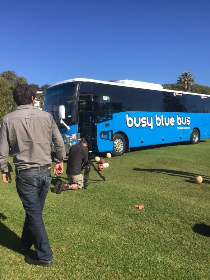 Busy Blue Bus TV Commercial